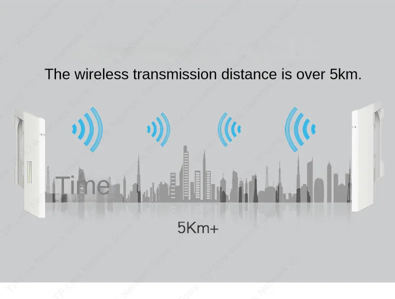 Tp-link  867M 5.8G MESH Wifi Access Point Top Cpe 5000m Router Wireless Outdoor  Hospot Point To Point  1 Pcs Ubiquiti