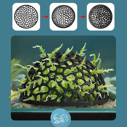 Aquarium shrimp house Cave Mini Porous Betta House Fish Hiding Spots Shrimp Shelter Shrimp breeding nest for Aquatic Decor