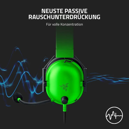 Auriculares con cable para eSports Razer BlackShark V2 X: cancelación de ruido pasiva avanzada, sonido envolvente 7.1 y micrófono cardioide hiperclaro.