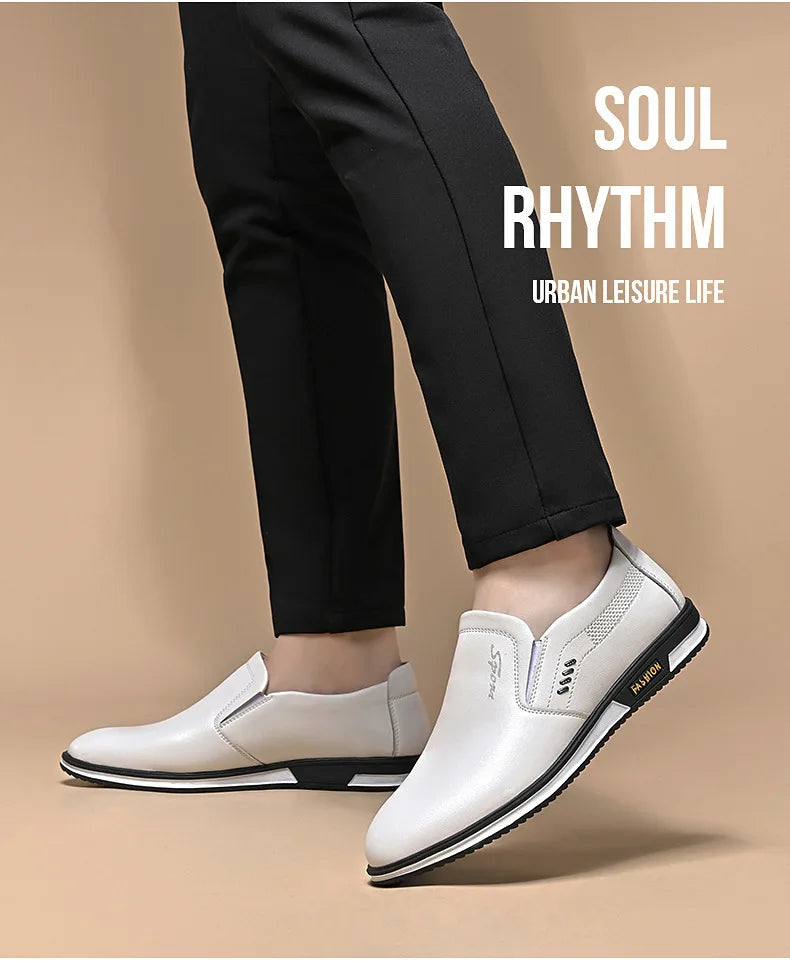 Brand Leather Shoes for Men Designer Loafers High Quality Adult Moccasins Men Driving Shoes Male Footwear Men's Formal Shoes