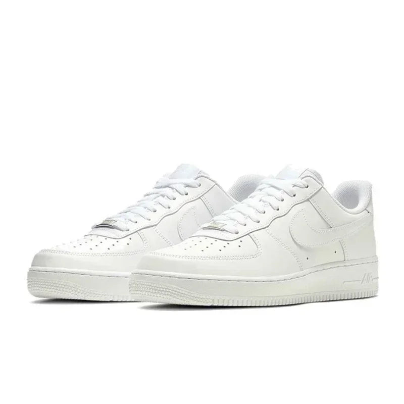 NIke Air Force 1 07 Bits For Men And Women, Embarkation , Classics, All White, Casual Sneakers, Af 1 Sports Zelongmulti Role Boa