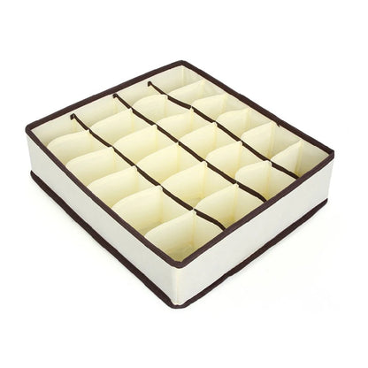 Organizador para ropa interior, calcetines, sujetadores, pantalones, bufandas, corbatas, caja de almacenamiento, organizador de cajones para armario, estuche plegable para organizador de ropa interior.