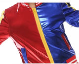 Girls Harley Squad Monster Shirt Quinn Costume Printed Jacket Shirt Pants Gloves Suicide Quinn Cosplay Halloween Costume