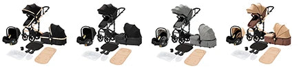 strollers 3 in 1 baby stroller car seat stroller travel system stroller newborn stroller High Landscape mother kids baby items