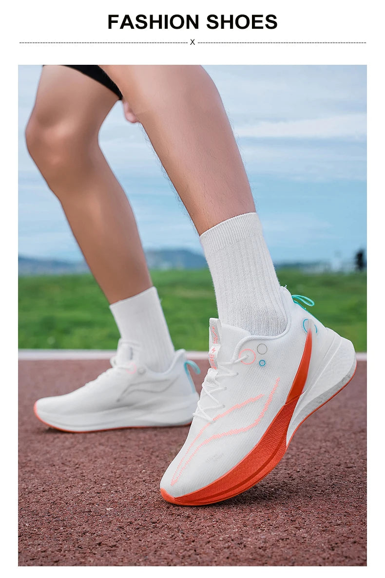 Men's Spring and Summer Soft Bottom Breathable Mesh sneaker Non-slip Wear-resistant Running Outdoor Casual Low-top Men's Shoes