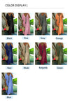 Plus Size 2025 Summer New V-neck Short Sleeve Pleated Solid Colour Loose Casual Midi Dress Basic Hem Pleated