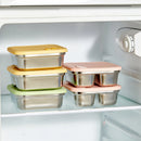 WORTHBUY 304 Stainless Steel Lunch Box With Lid Portable Fruit Salad Food Container Stackable Leak Proof Bento Box For Student