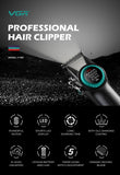 VGR 001 977 new hair trimming set high-end men's hair clipper intelligent digital display electric carving and whitening trimmer