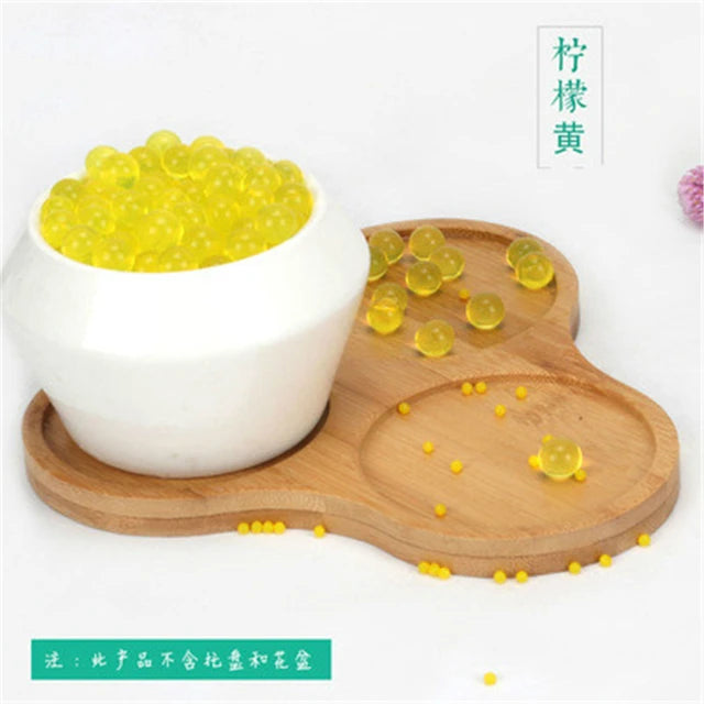 Bolas mágicas de hidrogel de agua para niños, barro cristalino, perlas de agua para niños, cultivo de flores, juguetes en maceta, decoración del hogar 