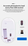 Xiaomi Wireless Mouse Bluetooth-compatible 2.4G Silent Mice Adjustable DPI Ergonomic Design USB Rechargeable Gaming Office Mouse