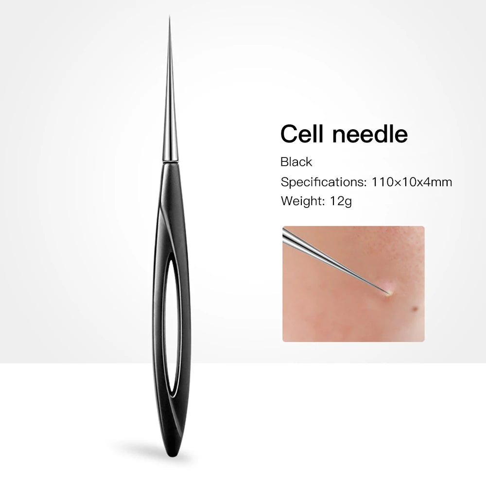 Acne Needle Blackhead Clip Remover Extraction Popper Pore Black Head Cleaner Face Skin Care Deep Cleansing Needle Tool