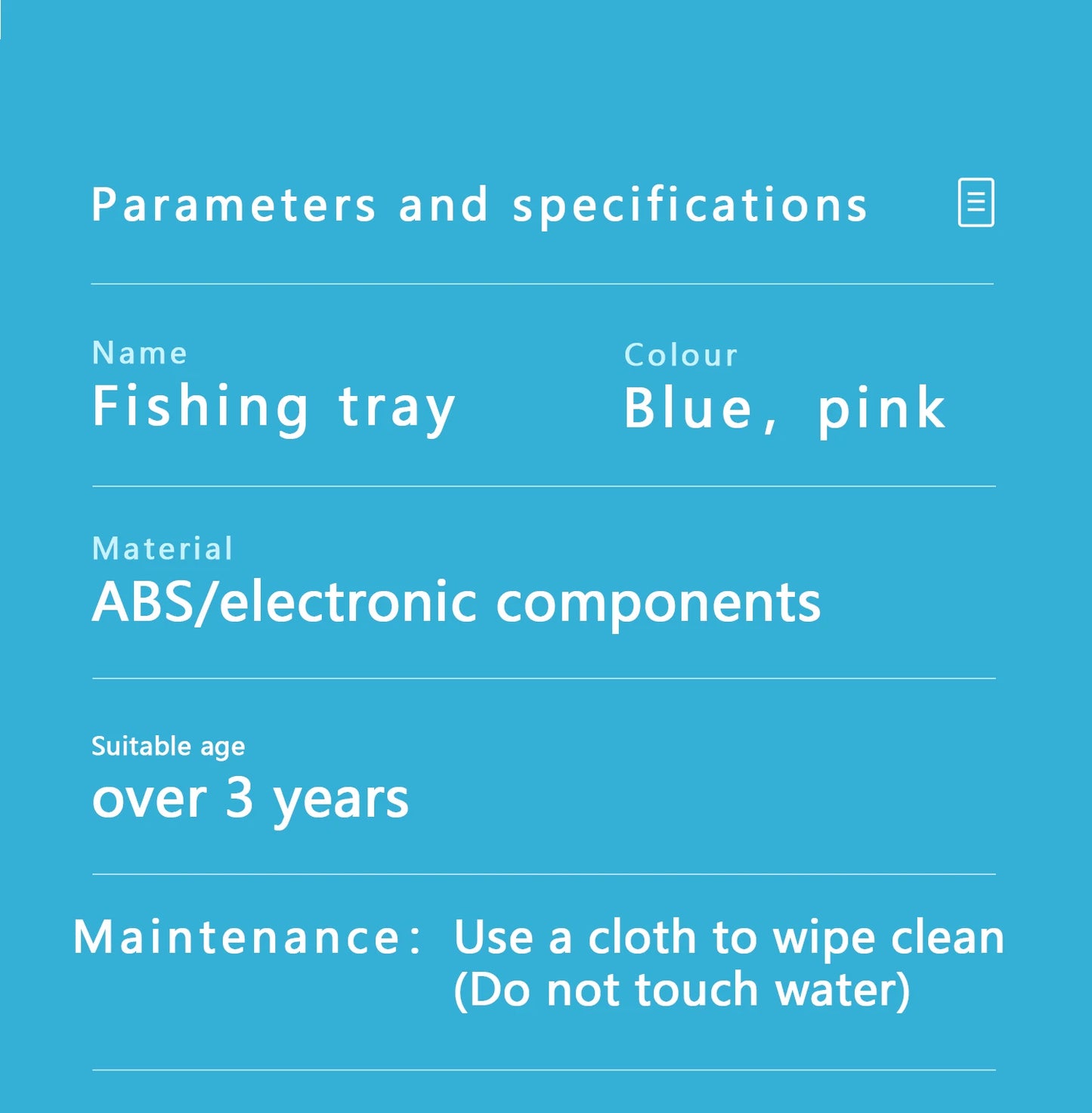 Fishing Toys, Hook Electric Spin With Music, Size Models Optional, Blue And Pink, Toys And Gifts For Kids, Cute Stickers, Practi