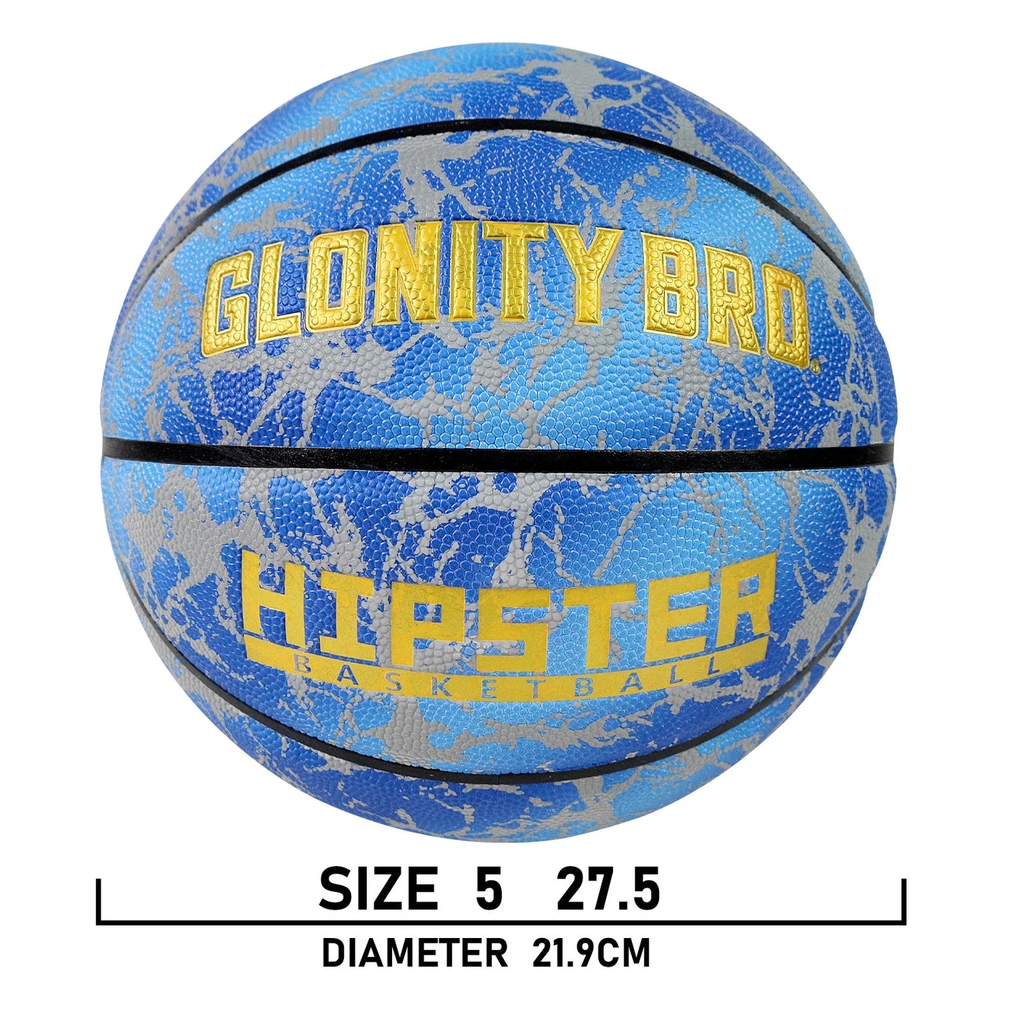 Glowing Basketball Leather Luminous Wear-Resistant Ball Size 5/6/7-27.5/28.5/29.5'' For Youth,In&Outdoor Basketball Night Game
