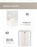 LED Minimalist Cordless Table Lamps 3 Levels Dimmable Rechargeable Camping Atmosphere Light Magnetic Filament Wireless Lamp