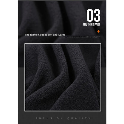 TRVLWEGO Winter Men Camping Hiking Pants Travel Soft Shell Warm Waterproof Fleece Windproof Outdoor Skiing Trekking Trousers