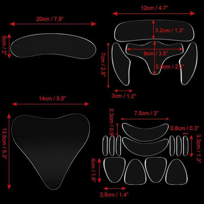 16/18PCS Silicone Anti-wrinkle Patch Skin Care Sticker Pad Suit Firming Wrinkle-removing Anti-wrinkle Beauty Patch For Chest