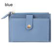 Cute Fashion PU Leather Mini Coin Purse Women Solid Color Credit Card Holder Bags Small Wallet Money Bag Purse Card Holder