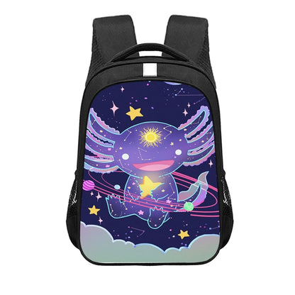 Axolotls of The World Backpack for Teenager Cute Axolotl Children School Bags Book Bag Laptop Backpacks Daypack Storage Bags