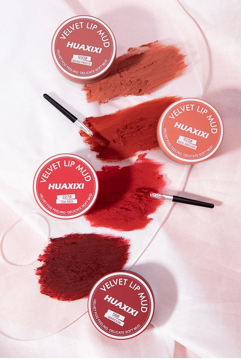 Korean Female Cosmetics Cute Makeup Matte Lipstick Care Lip Plumping Gloss Mud Tint for Lips Lipgloss Base Long Lasting Lip Dye