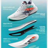 Xtep 360X 2.0 Professional Marathon Running Shoes For Men Racing Carbon Plate Shock Absorbent Sports Training Shoes 975219110035