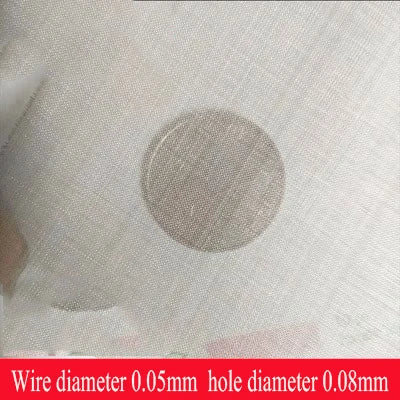 4-500mesh Stainlessy Steel Mesh Filter Net Filter Metal Net Filtration Woven Wire Sheet Screening Filter Home Kitchen Strainers