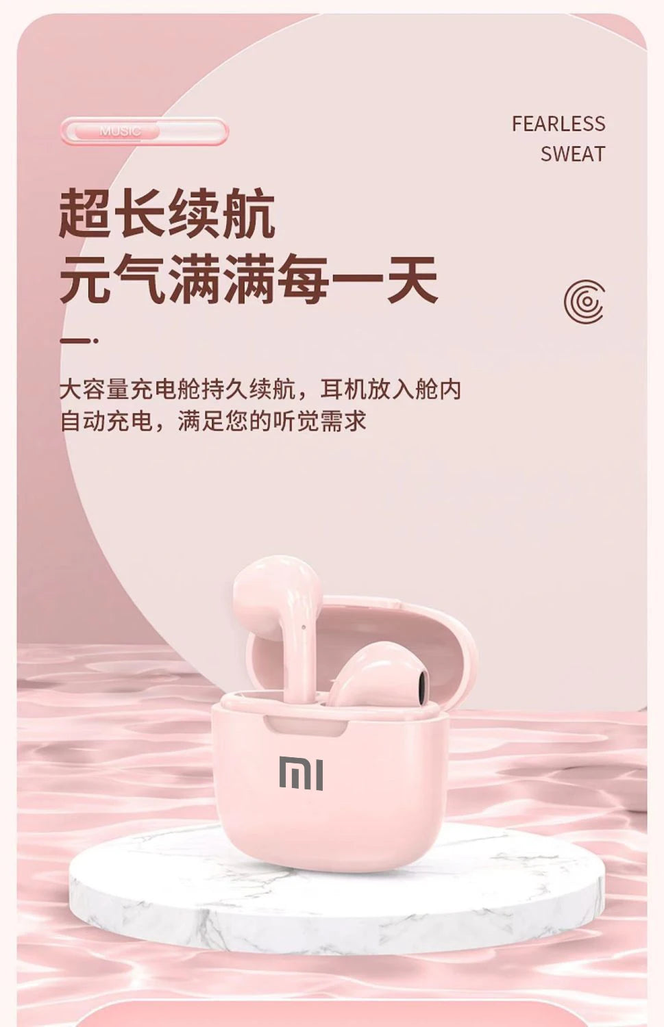 Auriculares XIAOMI Air A2 Pro originales TWS 9D HIFI con Bluetooth, auriculares inalámbricos para iPhone, iOS y Android.