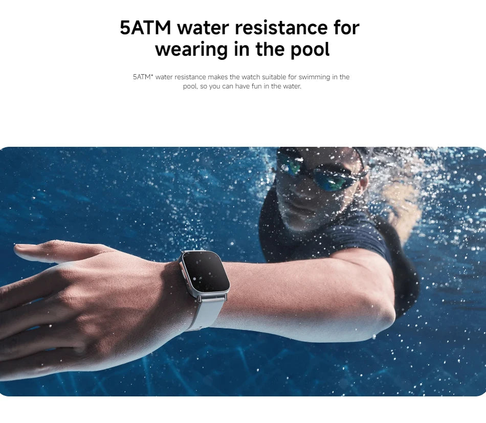 Global Version Xiaomi Redmi Watch 5 Lite 1.96'' AMOLED display 18-Day Battery life Built-in GNSS 5ATM Bluetooth® calling