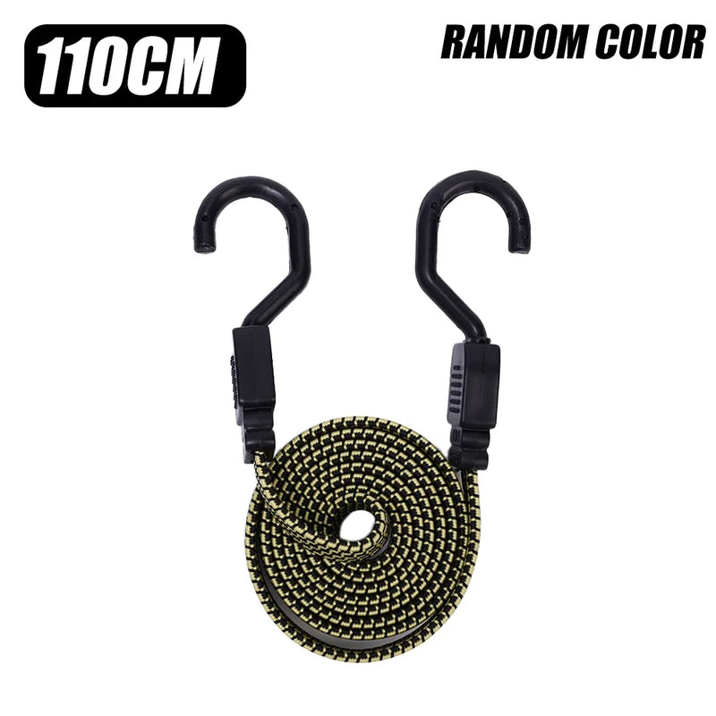 New Elastics Rubber Luggage Rope Cord Hooks Bikes Rope Tie Bicycle Luggage Roof Rack Strap Fixed Band Hook Car Accessories