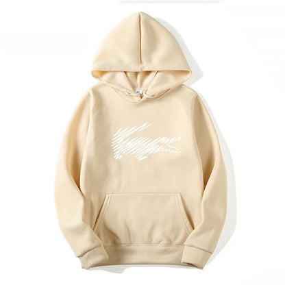 Men's and Women's Hoodie Sweatshirt Fashion Print Black Gray Pink Hooded Hip Hop Wool Hoodie Men's Brand Hoodie Street Clothing
