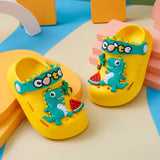 Outdoor Beach Slippers Children's Garden Shoes Trendy Crocodile Soft Sole Sandals For Baby Breathable Non-slip For Indoor