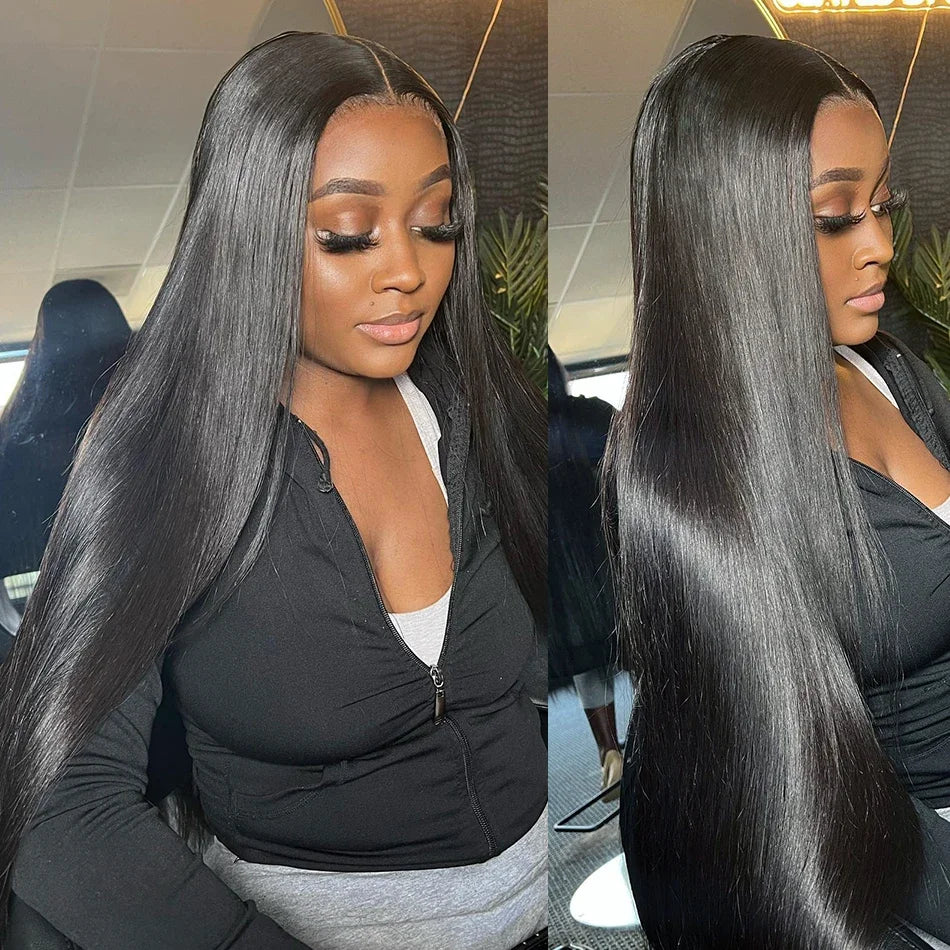 Peruca lace frontal gluseless cabeloliso HD - sem cola