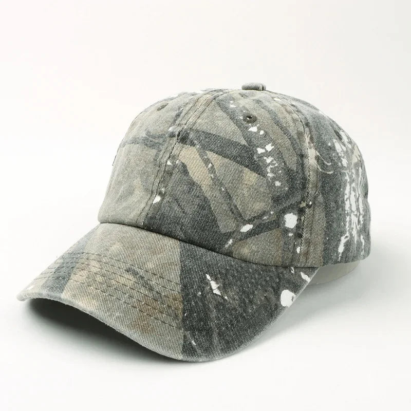 Japanese Style Street Tide Brand Soft Top Camouflage Baseball Cap Female Face Little Wild Peaked Chapéu Da Nike Cap