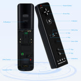 Controllers for Nintendo Wii/Wii U Left/Right 2in1 Motion Plus Controller Wireless Remote Control Gamepad Video Game Accessories