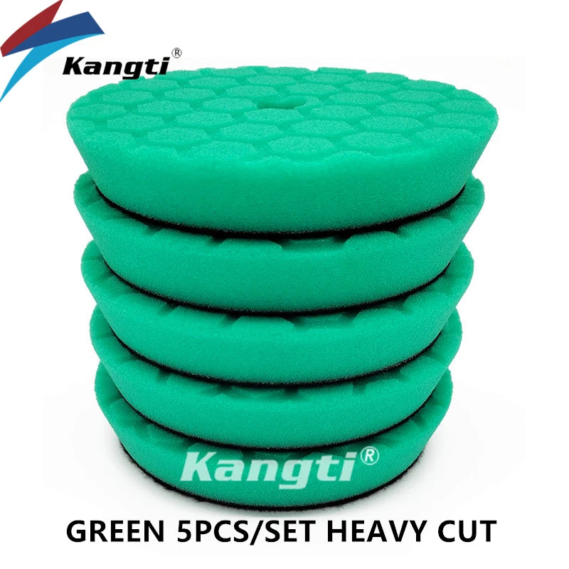 5 (125mm)/6 (150mm) Inch Car Waxing Buffing Pad Germany Foam Polishing Disc Auto Care Repair Tools Wax Pads for Car Detailing