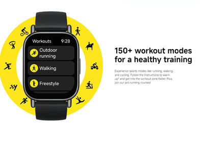 Global Version Xiaomi Redmi Watch 5 Lite 1.96" AMOLED up to 18 days battery built-in GNSS 150+ modes smart watch Bluetooth® call