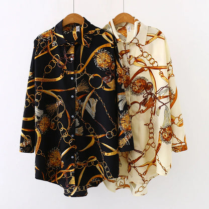 Camisas de moda para mujer 2024, camisetas vintage con botones, blusas sexis grandes, blusas casuales holgadas, cárdigan