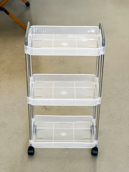 Trolley Bookshelf Kitchen Storage Rack Kitchen Corner Narrow Slit Storage Cabinet Bathroom Living Room Home Organizer