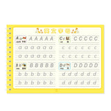 Reusable Children 3D Copybook For Calligraphy Numbers Handwriting Copybooks Learning Math Writing Practice Book For Kids