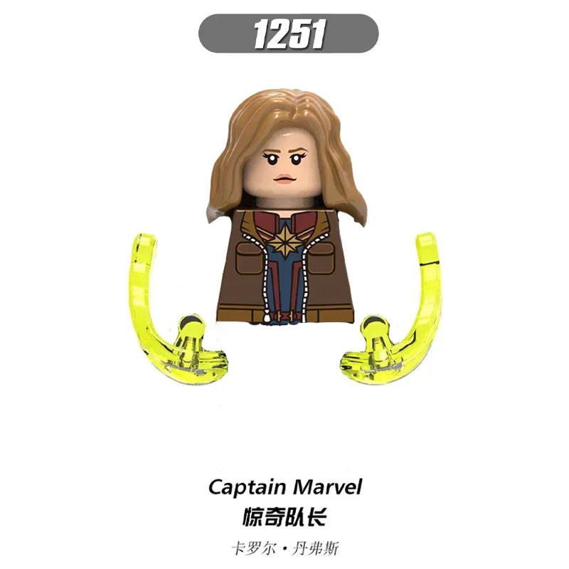 Marvel Avengers Superhero Building Blocks Iron Man Doctor Strange Hulk Thanos Spider-Man Venom Hawkeye Bricks Toys
