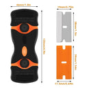 Rodo de óculos limpo raspador ferramenta janela limpeza carro envoltório vidro cerâmica cola degelo cozinha janela do agregado familiar gelo