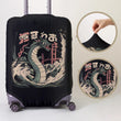 Eastern Dragon Pattern Luggage Protective Cover, suitable for 18-32 inch luggage covers, luggage handle gloves, travel accessori