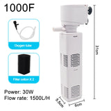 Aquarium Filter Pump Fish Tank Submersible Silent Air Oxygen Aerator Water Change Pump Aquarium Air Pump Wave Maker 220v