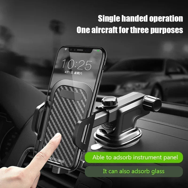 NEW Universal Sucker Car Phone Holder 360° Windshield Car Dashboard Mobile Cell Support Bracket for Smartphones Worldmuma