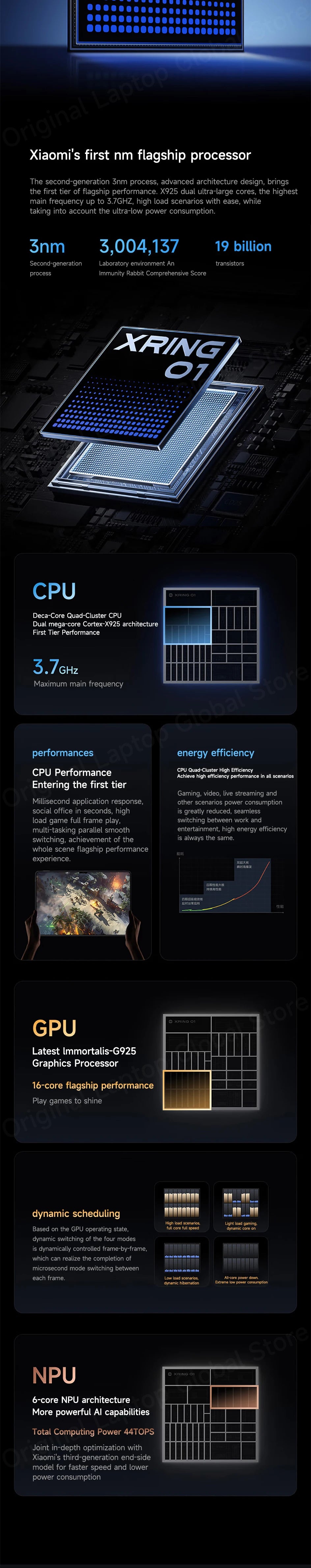 Xiaomi Pad 7 Ultra 2025 14-inch 3.2K OLED screen XuanYuan Rings O1 3nm processor Xiaomi HyperOS 2 Tablet 12000mAh 120W Tablet PC