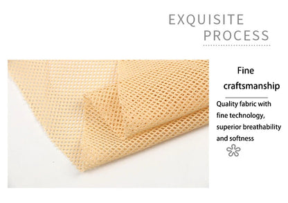 155x45cm 2x2 Low-stretch Mesh Fabric for Sewing Mosquito Net Curtain T-shirt Sportswear Knitted Lining Fabric Cloth Accessories
