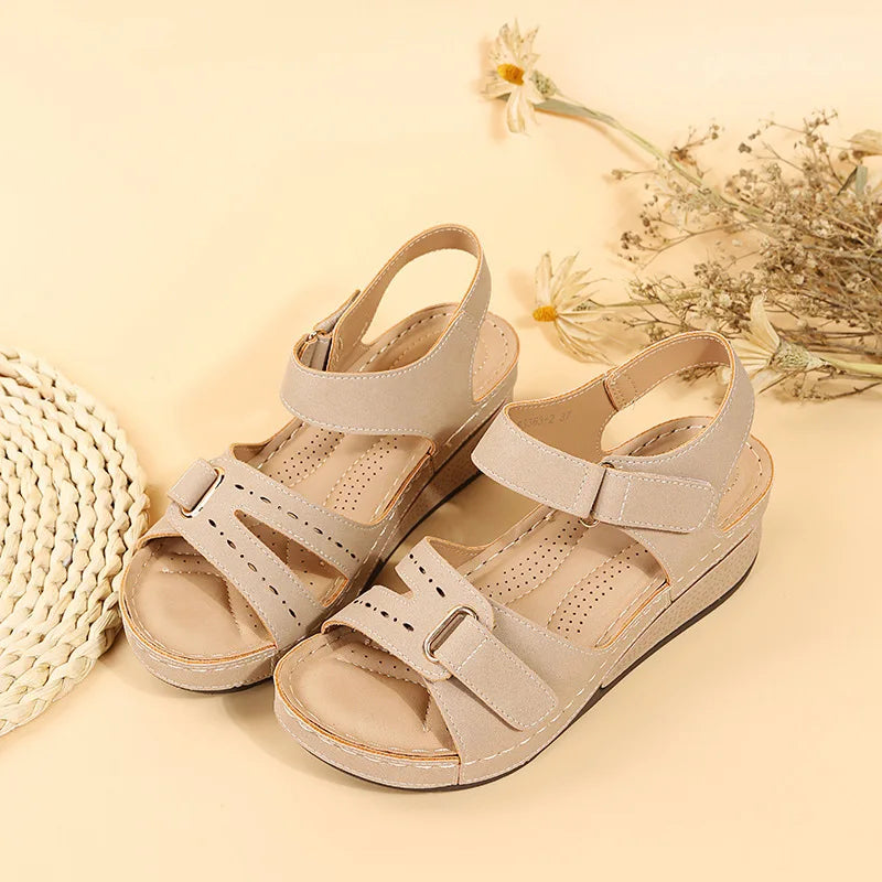 Sandalias de verano para mujer, sandalias romanas vintage, zapatos de playa antideslizantes a la moda para mujer, zapatos de punta abierta para caminar para mujer, zapatos para mujeres