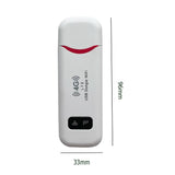 4G LTE Wireless USB Dongle Mobile Broadband 150Mbps Modem Stick 4G Sim Card Wireless Router Home Office Wireless WiFi Adapter
