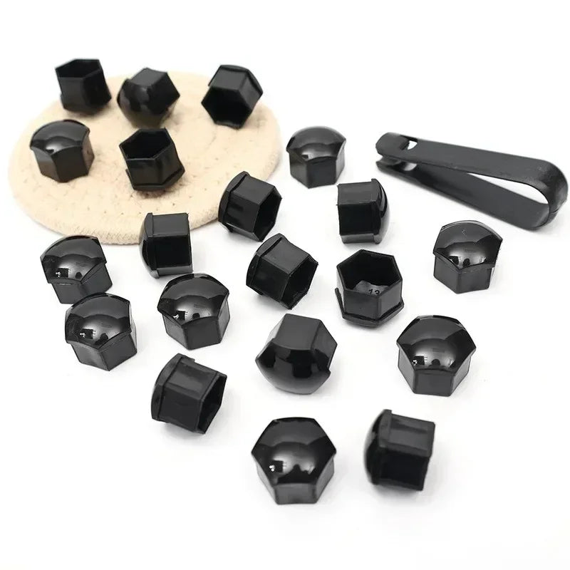 20pcs Car Wheel Tire Nut Caps Anti-Rust Protection Cover 17mm 19mm 21mm Car Hub Nut Decoration Cap Accessories