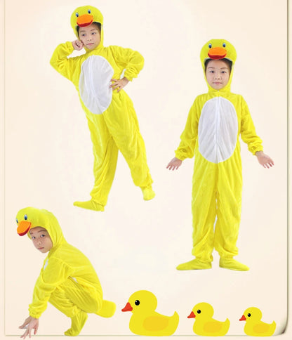 Adult Children Hen Rooster Duck Chick Costume Cosplay Props Performance Clothing Dance Cartoon Animal Clothing