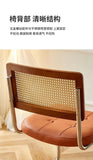 Mid-Century Modern Dining Chairs with Metal Frame, Multiple Styles Leisure chair for Kitchen, Living Room, Office , Muebles